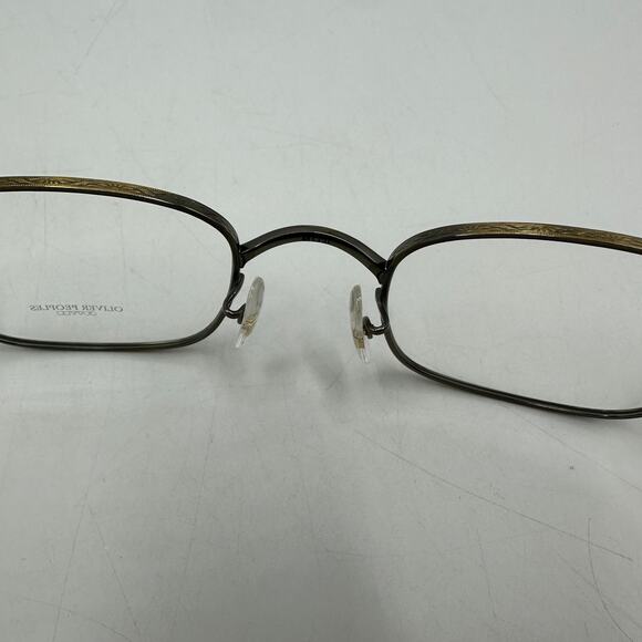 Oliver Peoples Redfield OV1129-T 5123 Unisex Brushed Gold Titanium 48-21-145 - Picture 11 of 12